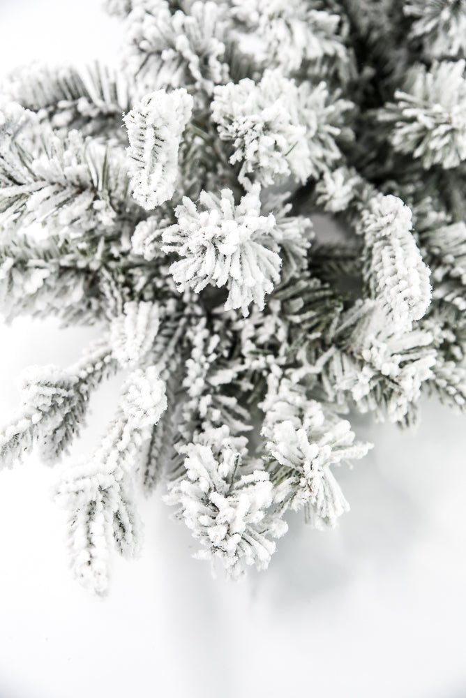 Flocked, Mixed Pine Spray - Greenery Marketgreenery85230