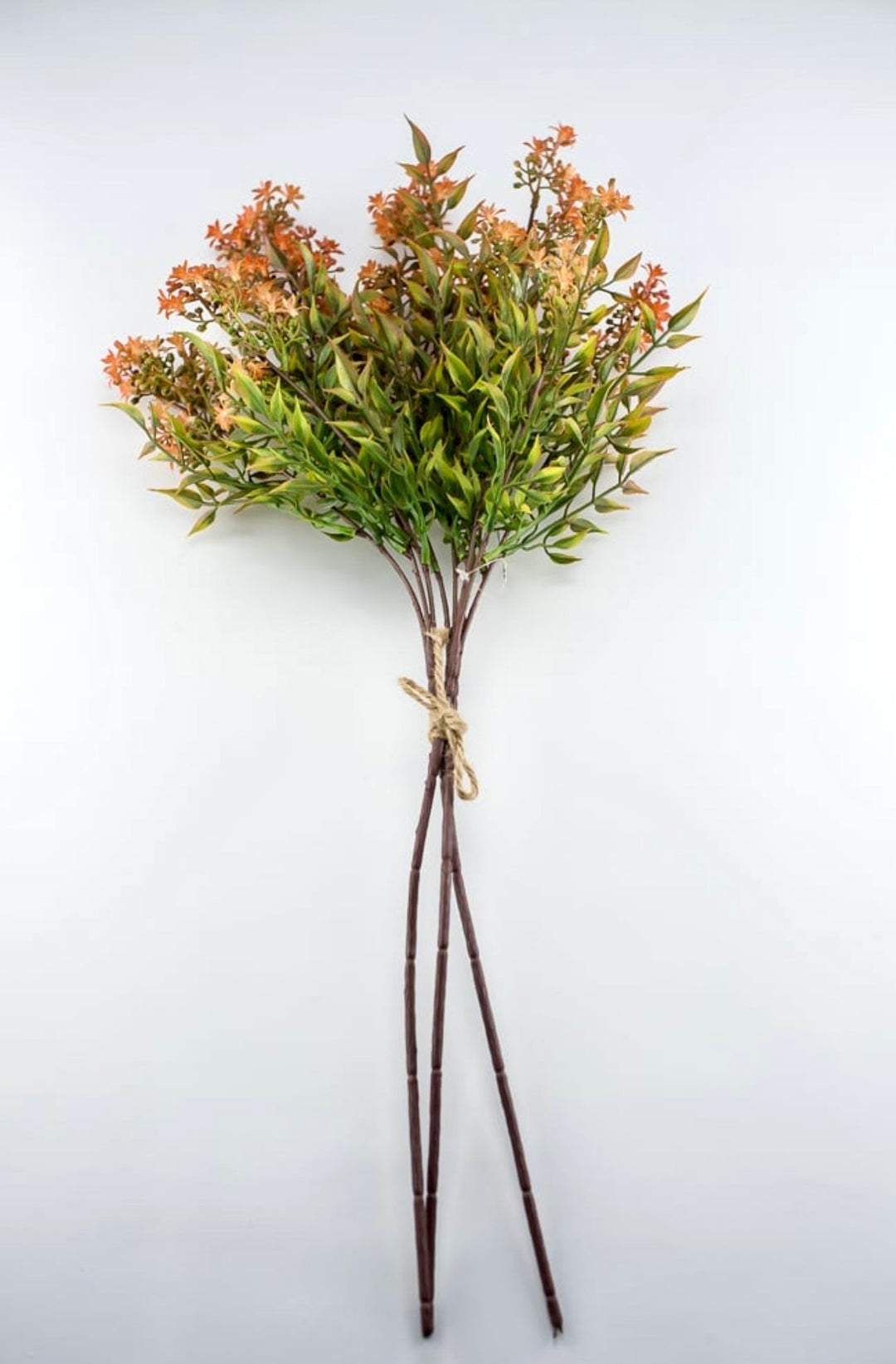 Flower and nandina bundle - rusty orange - Greenery MarketArtificial Flora26355