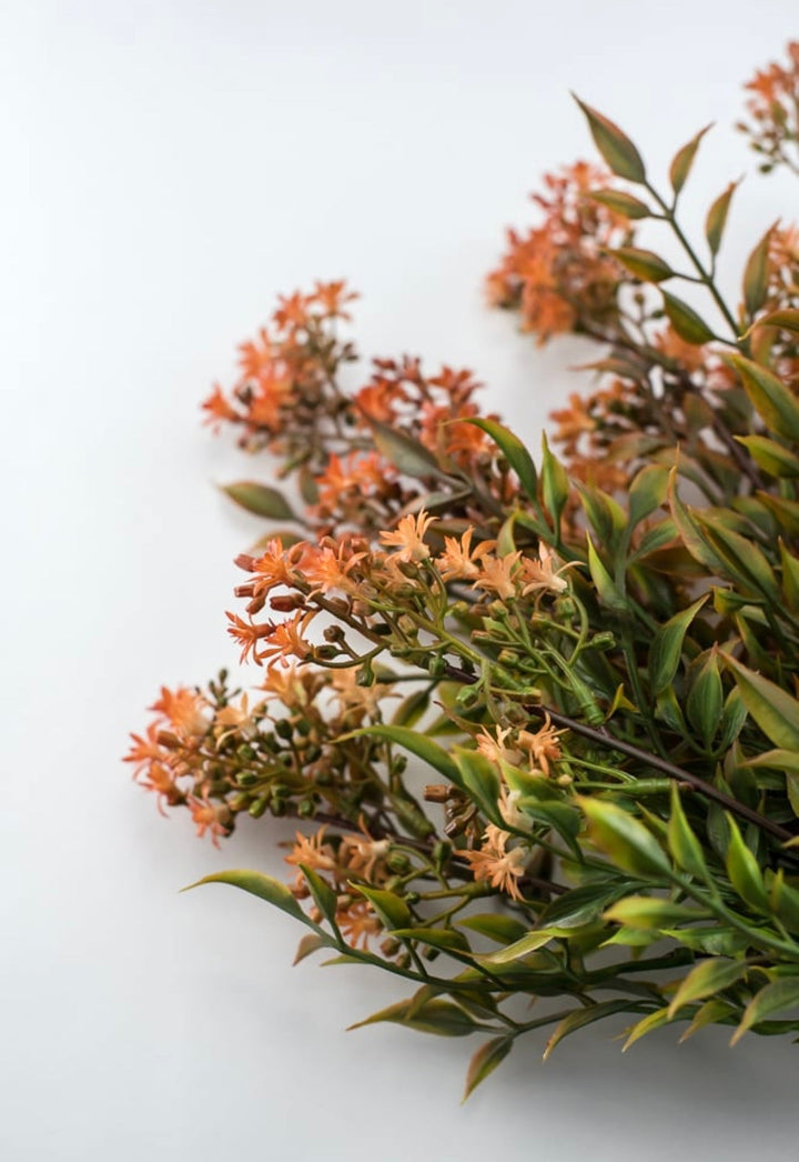 Flower and nandina bundle - rusty orange - Greenery MarketArtificial Flora26355