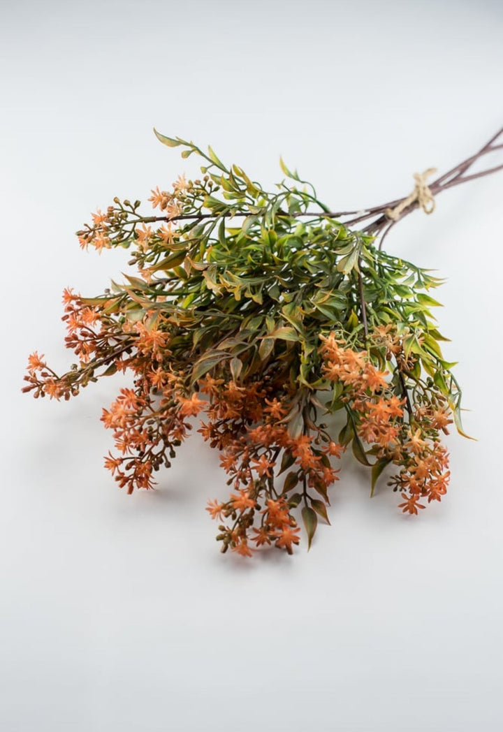 Flower and nandina bundle - rusty orange - Greenery MarketArtificial Flora26355