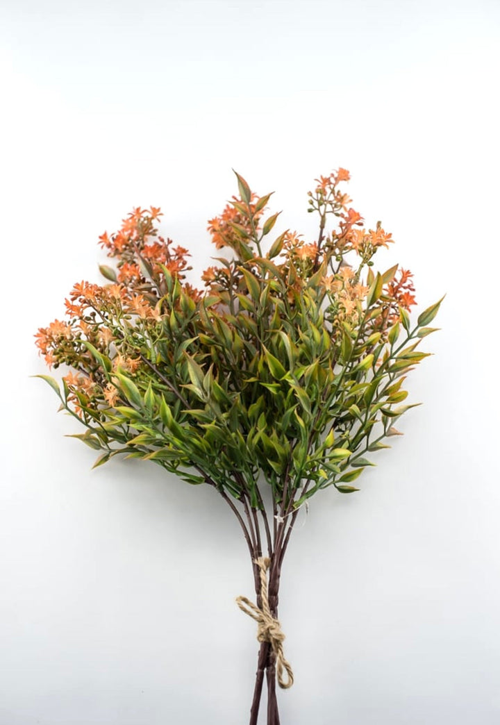 Flower and nandina bundle - rusty orange - Greenery MarketArtificial Flora26355