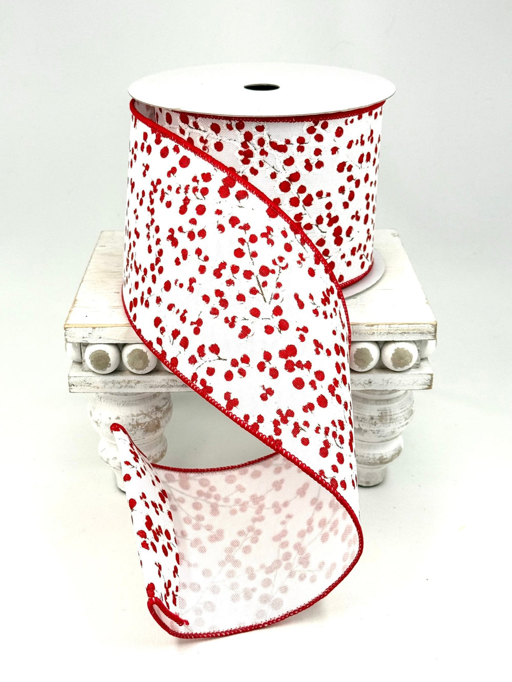 Frosted Berries Farrisilk Wired Ribbon - 4" AS - IS - Greenery MarketRibbons & TrimRA696-57