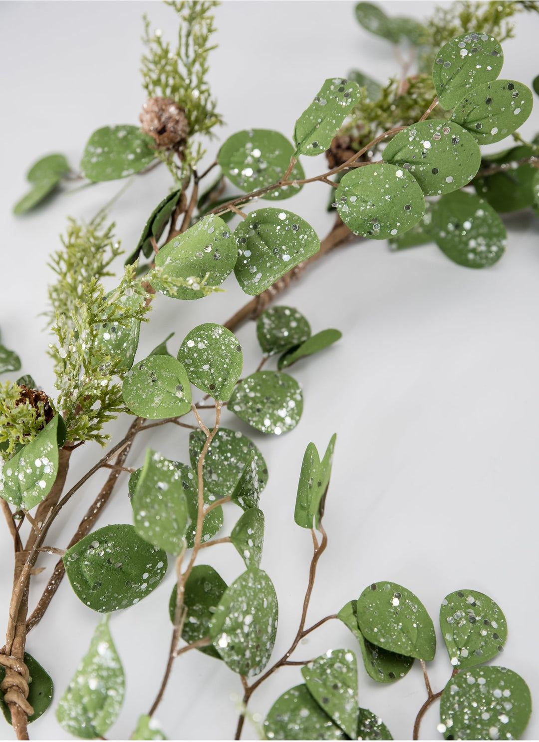 Frosted eucalyptus & cedar garland - Greenery MarketWreaths & GarlandsMTX61926