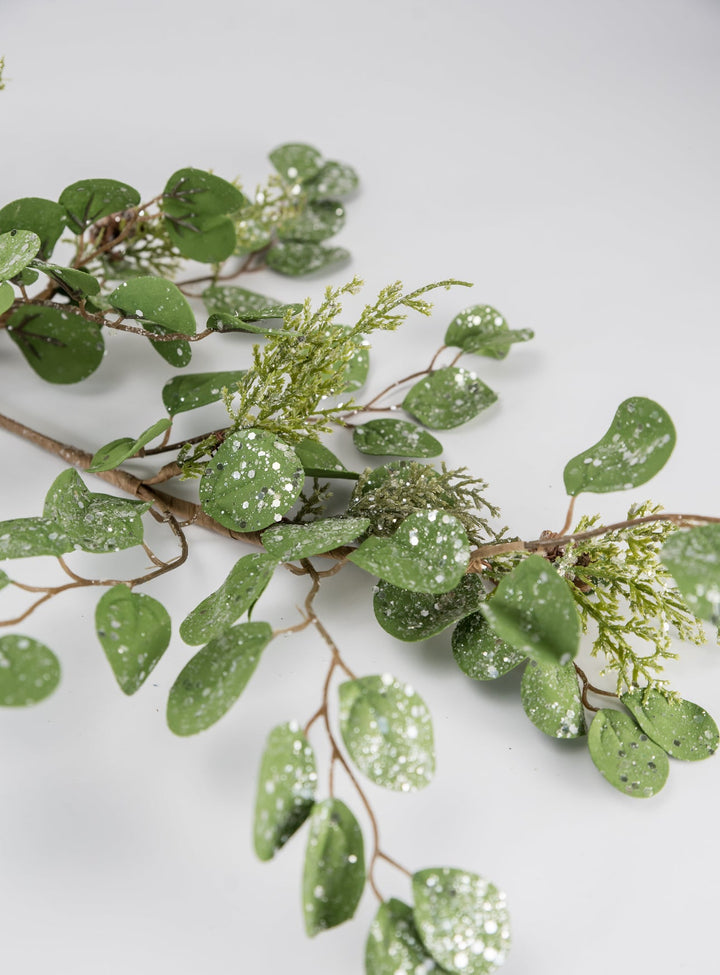 Frosted eucalyptus & cedar garland - Greenery MarketWreaths & GarlandsMTX61926