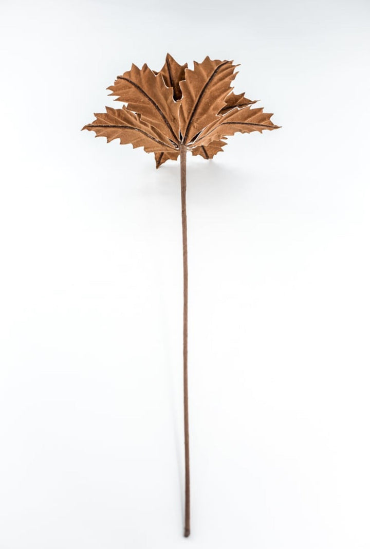 Frosted Gingerbread Poinsettia Stem - GM Exclusive - Greenery MarketGM8562FROST