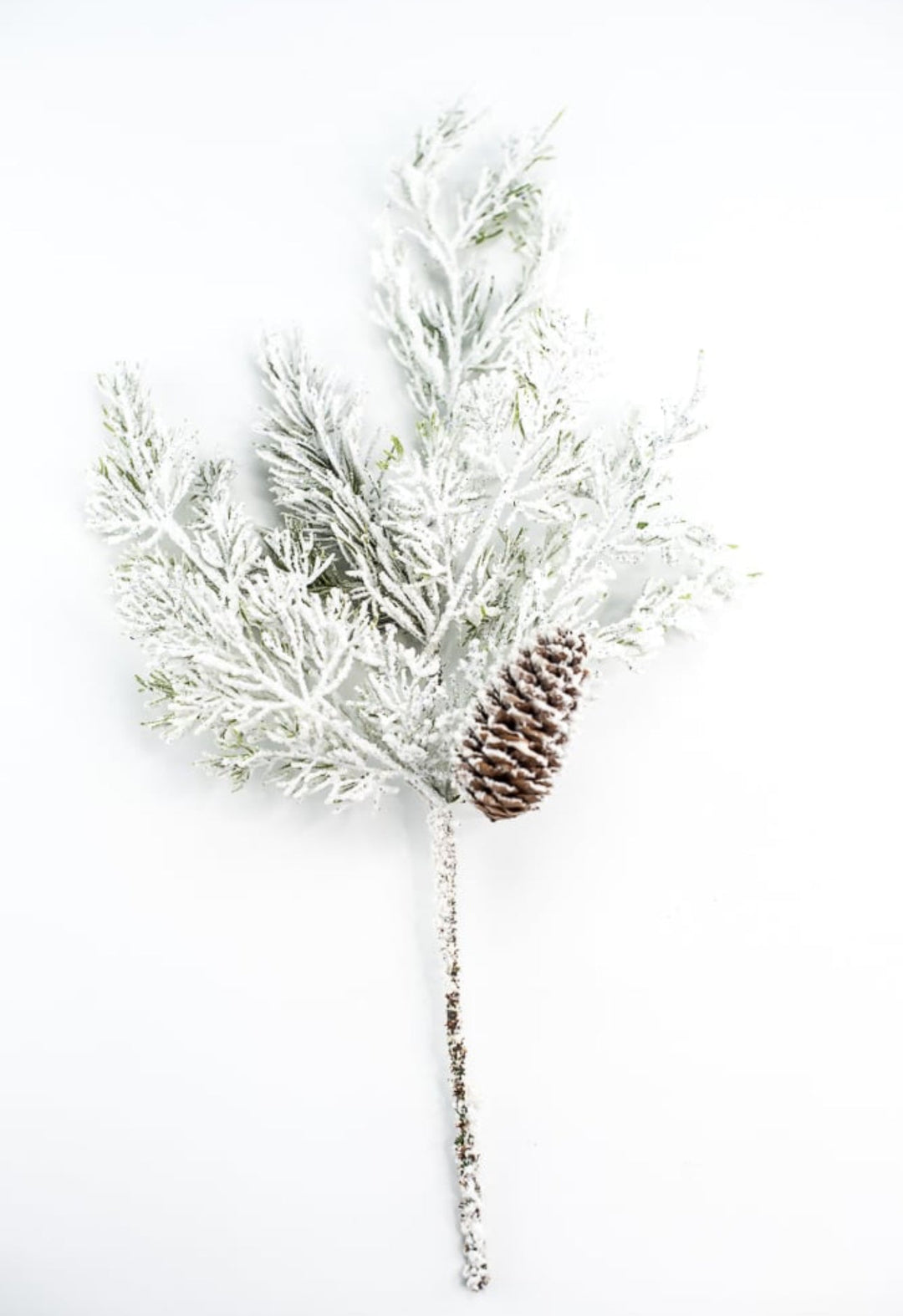 Frosted mixed pine pick - Greenery Marketgreenery27983