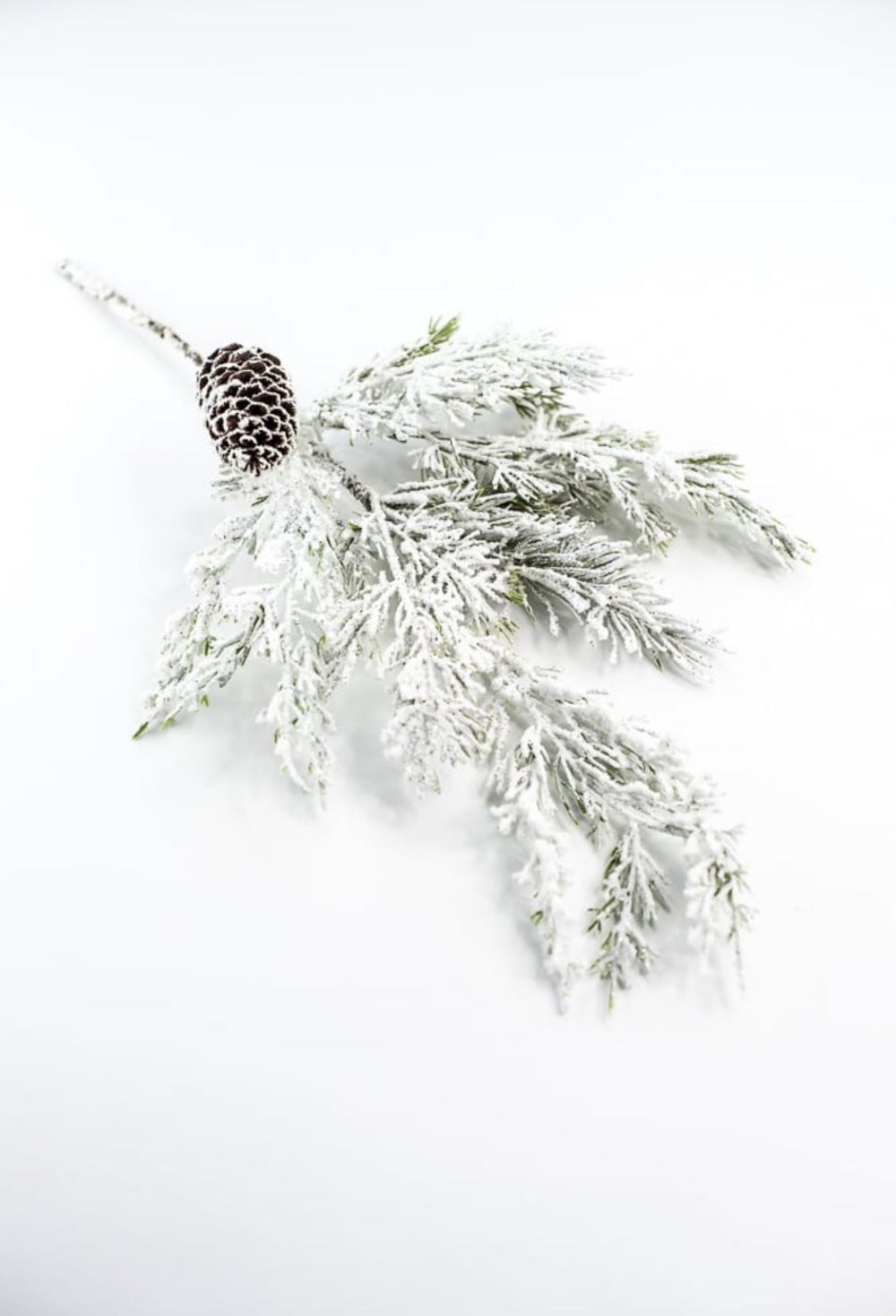 Frosted mixed pine pick - Greenery Marketgreenery27983