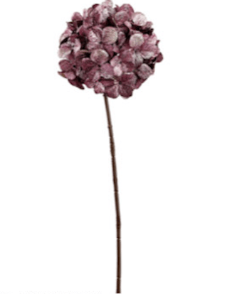 Fuchsia Metallic Hydrangea Spray - 26" - Greenery MarketXFS335-FU