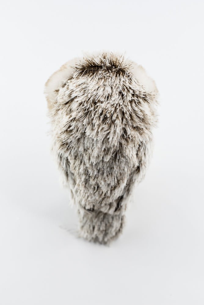 Furry Decor Owl Ornament - Greenery Market85860BN