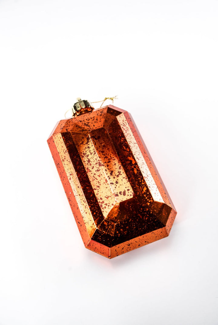 Gems ornament - antique mercury look - copper - Greenery MarketXJ551548