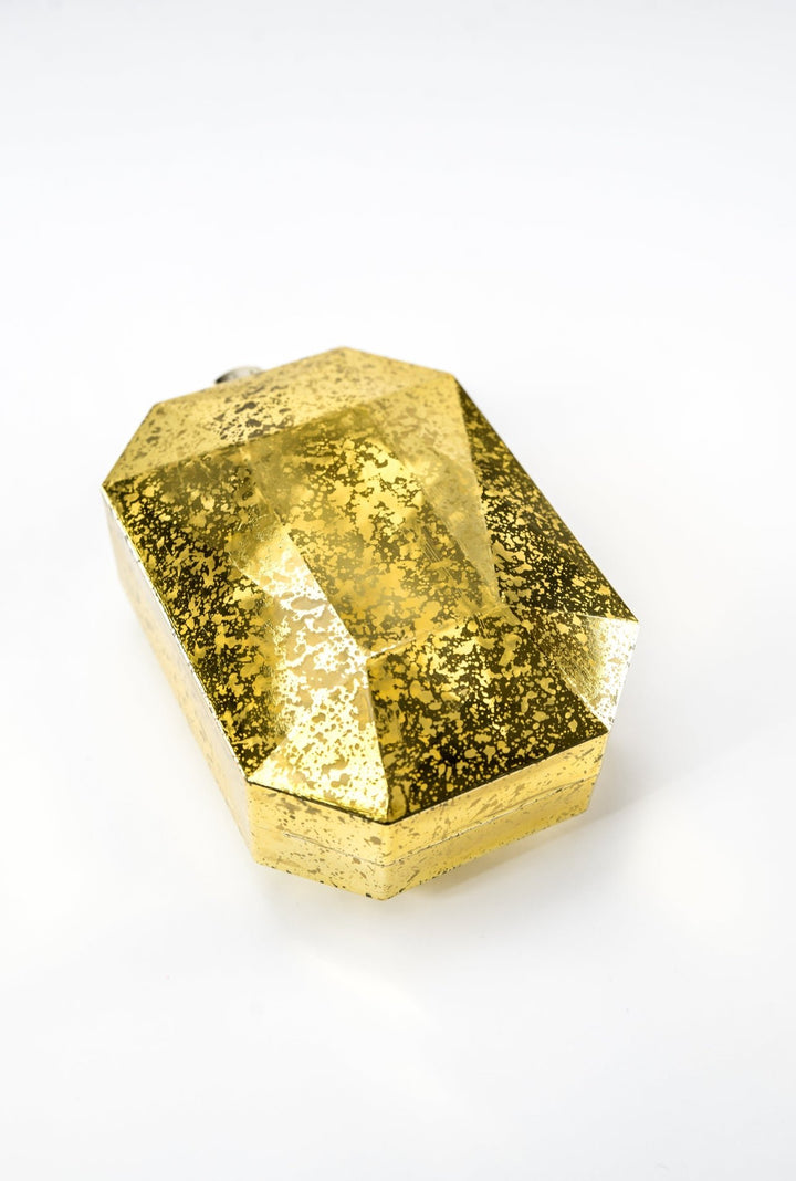 Gems ornament - antique mercury look - gold - Greenery MarketXJ551808