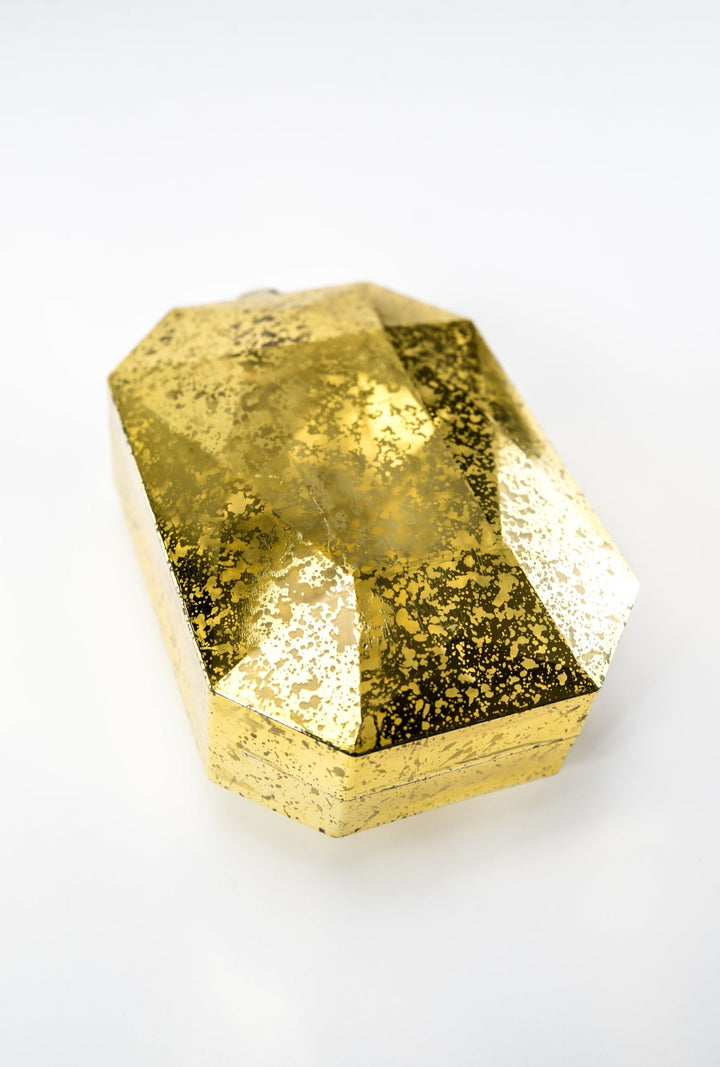 Gems ornament - antique mercury look - gold - Greenery MarketXJ551808