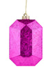 Gems ornament - antique mercury look - hot pink - Greenery MarketXJ551807