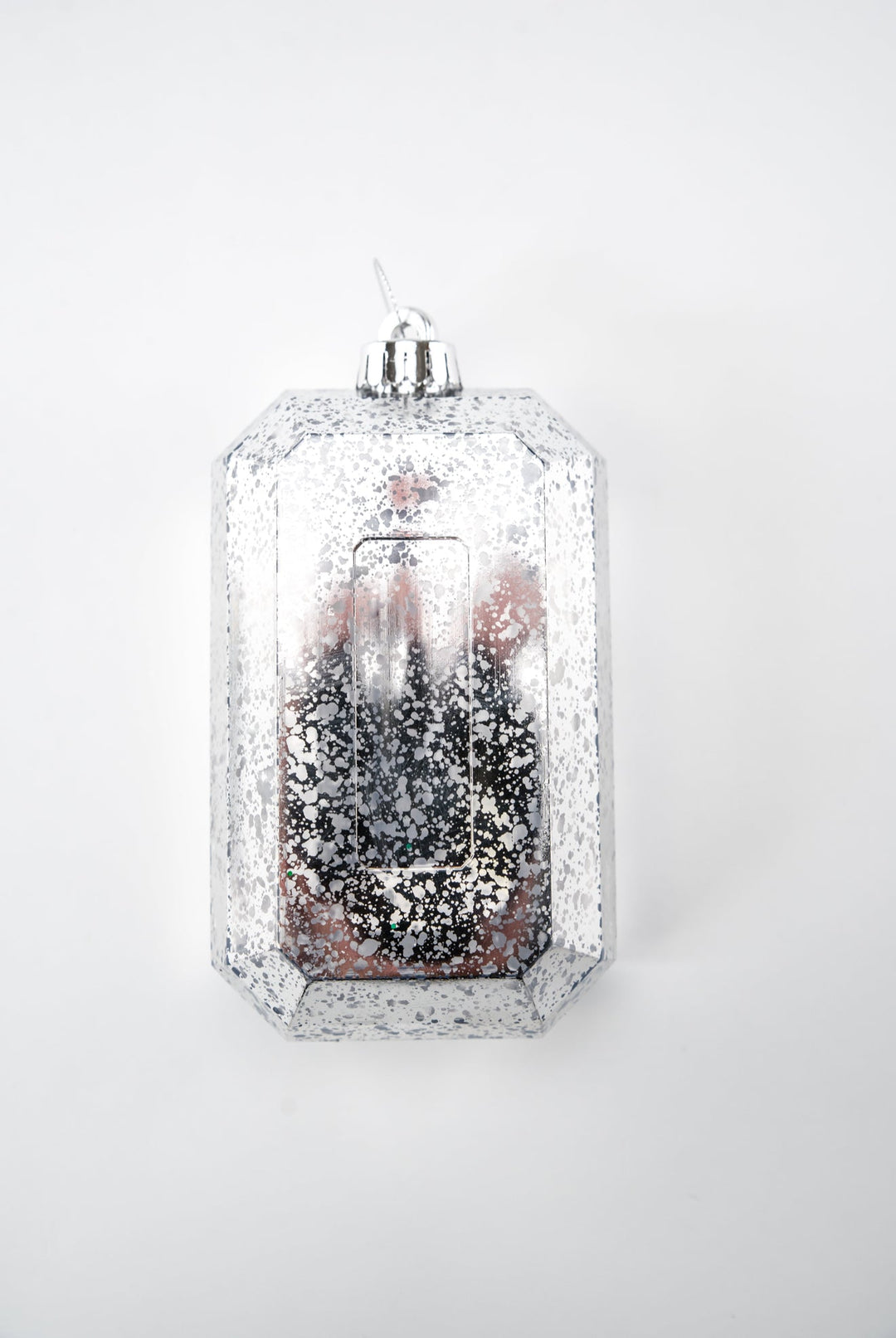 Gems ornament - antique mercury look - silver - Greenery MarketXJ551526