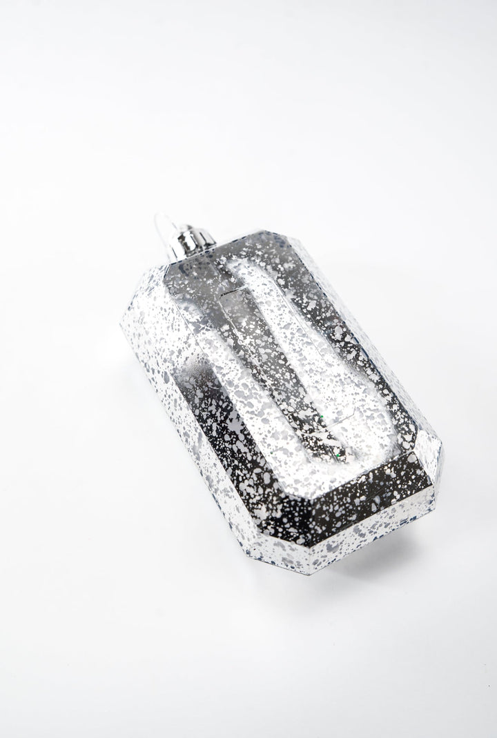 Gems ornament - antique mercury look - silver - Greenery MarketXJ551526