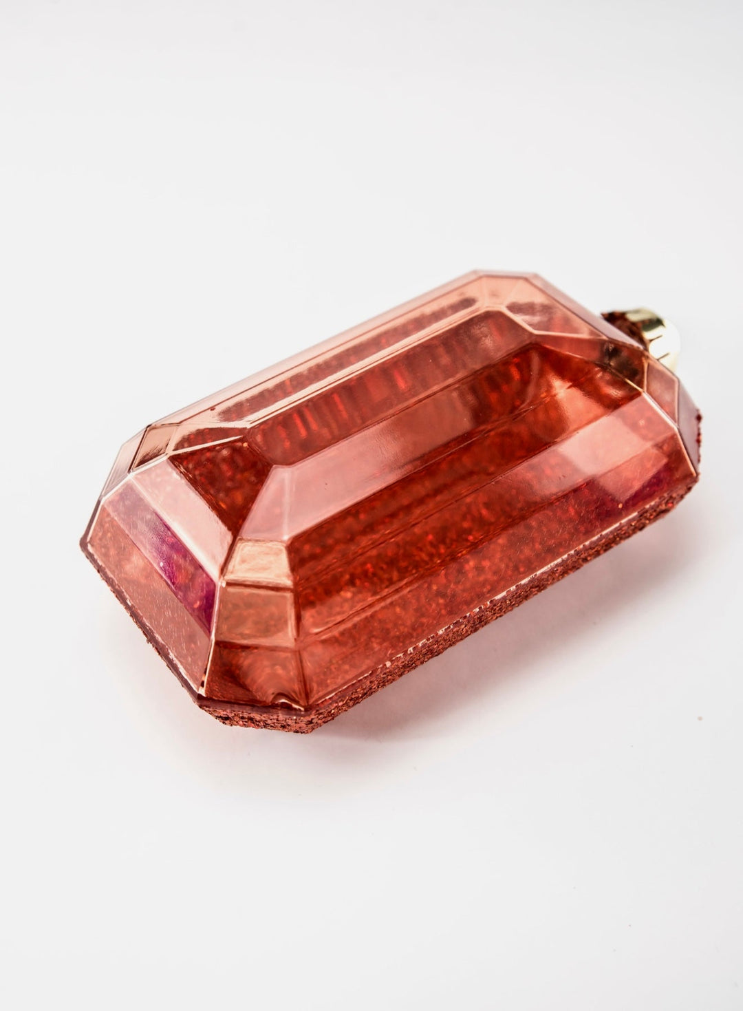 Gems ornament - laser glitter - copper - Greenery MarketXJ552720