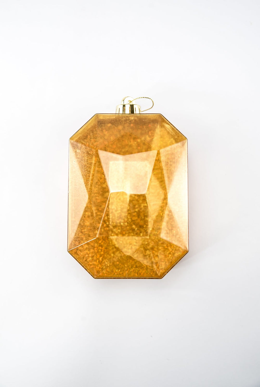 Gems ornament - laser glitter - gold - Greenery MarketXJ553908