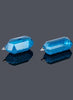 Gems ornaments - 2 assorted laser glitter blue - Greenery MarketXJ5523FF