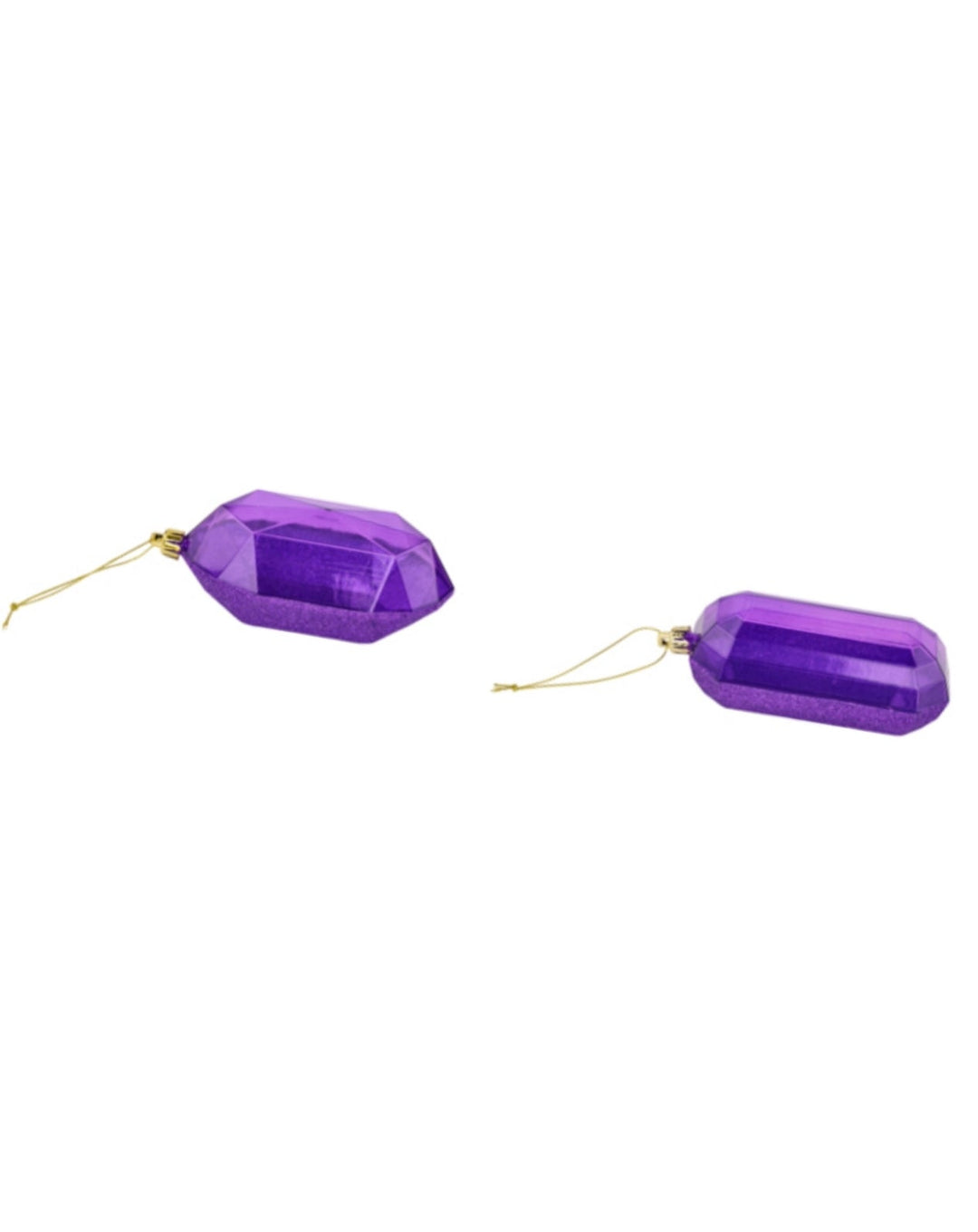 Gems ornaments - 2 assorted purple - Greenery MarketXJ563323