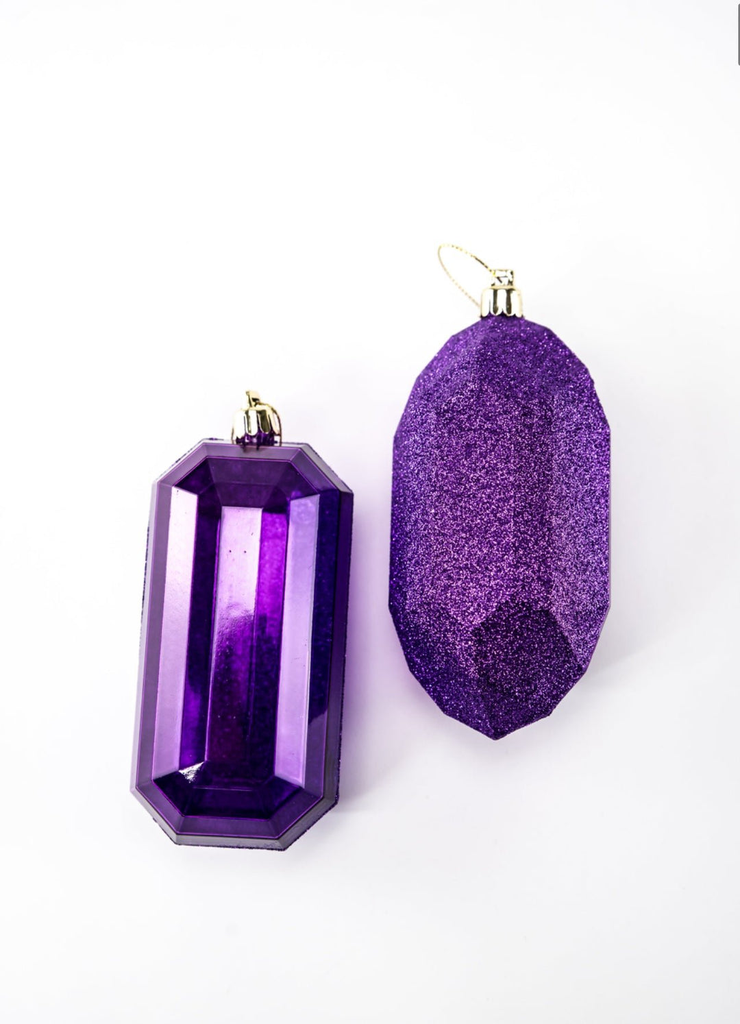 Gems ornaments - 2 assorted purple - Greenery MarketXJ563323