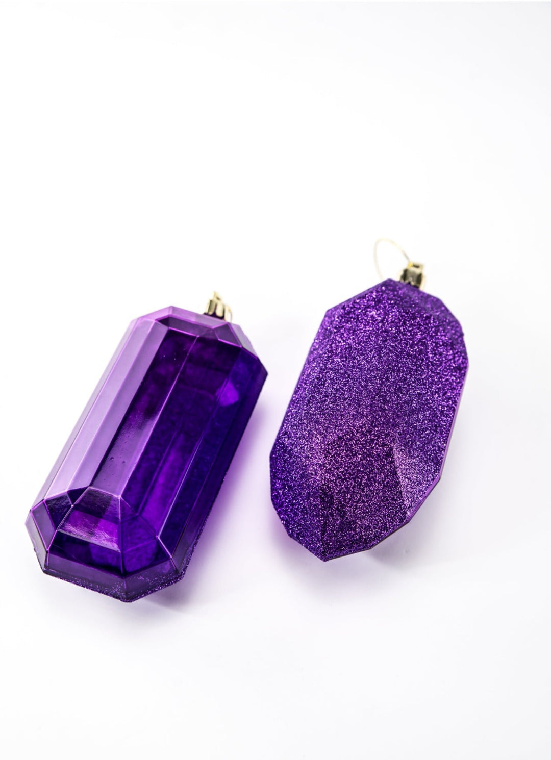 Gems ornaments - 2 assorted purple - Greenery MarketXJ563323