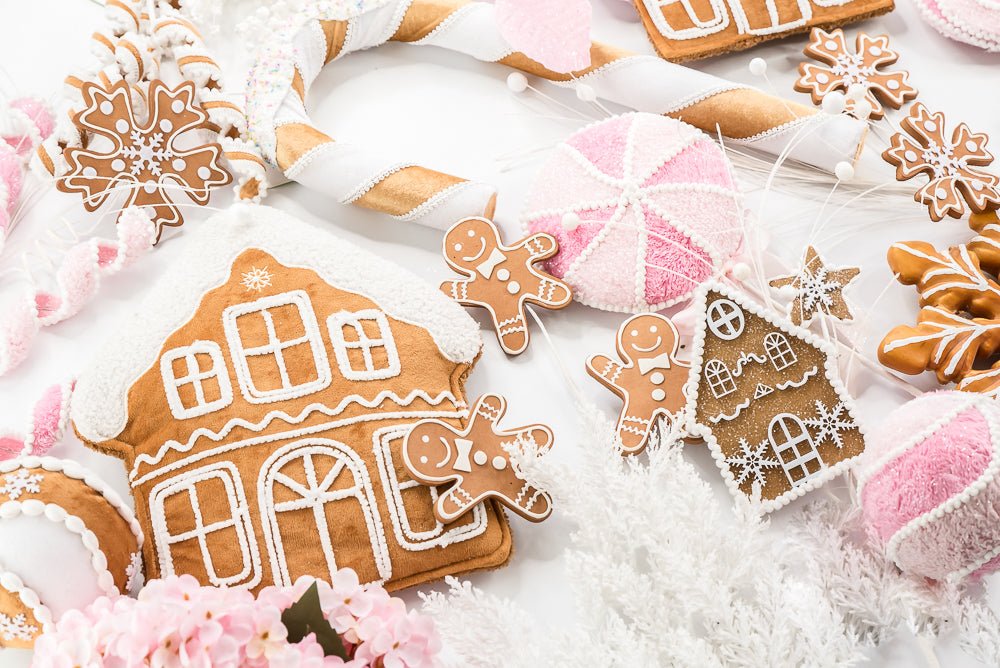 Gingerbread Candy Cane Ornament - Greenery Market86340BNWT