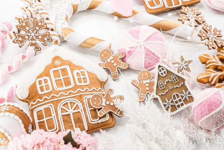 Gingerbread Candy Cane Ornament - Greenery Market86340BNWT