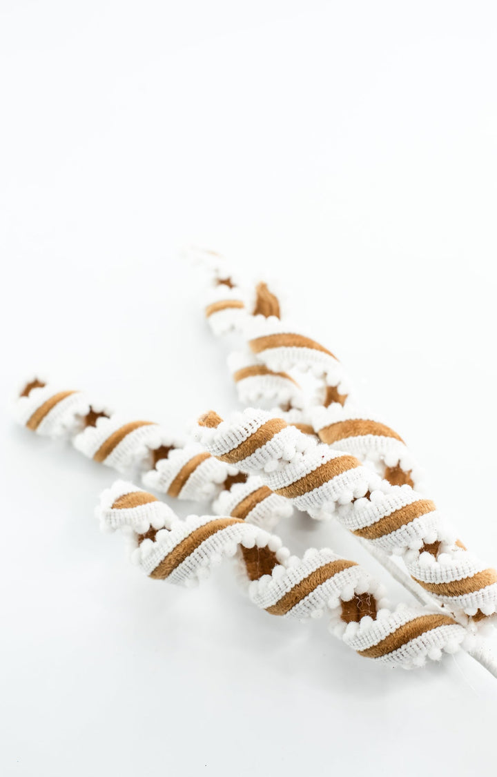 Gingerbread Curly Spray - Greenery Market86447BN