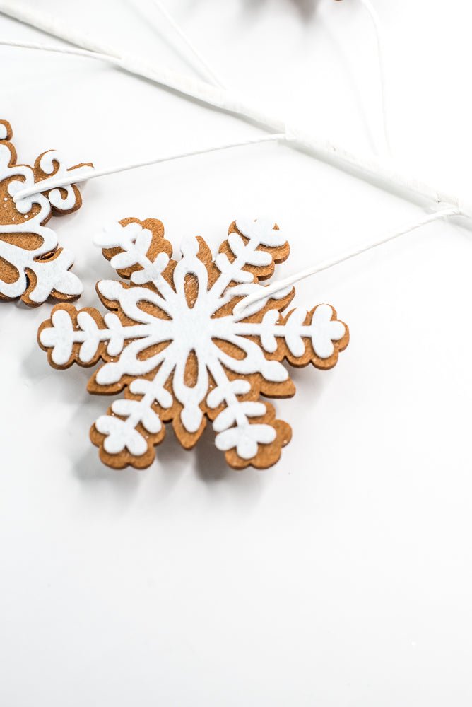Gingerbread Snowflake - Greenery Market65286