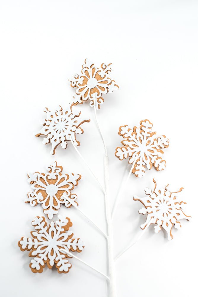 Gingerbread Snowflake - Greenery Market65286