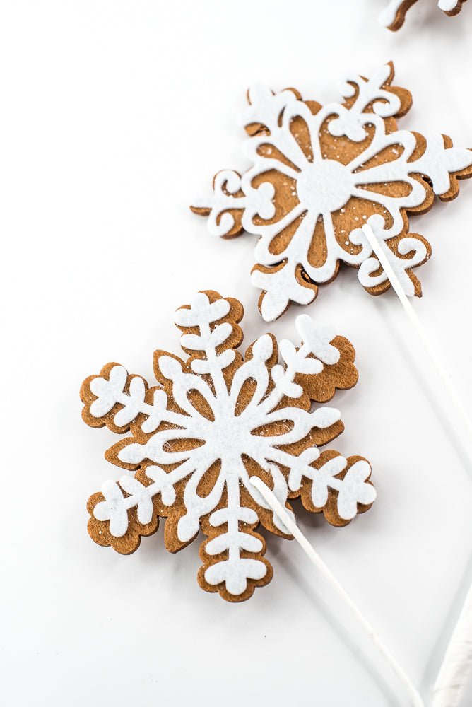 Gingerbread Snowflake - Greenery Market65286