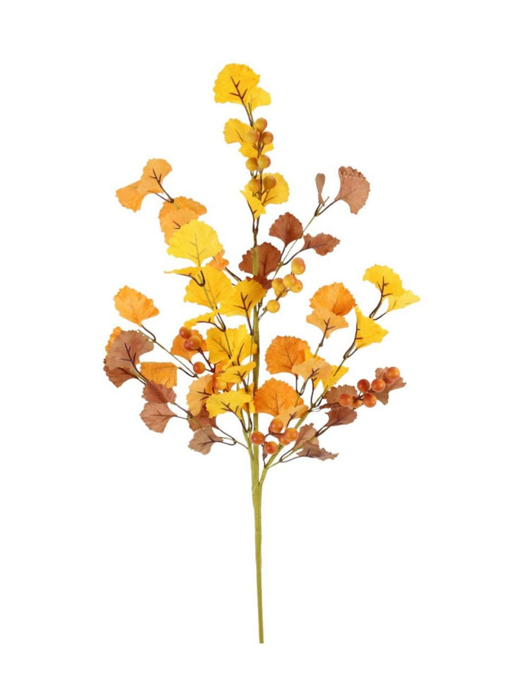 Gingko and berries spray - yellow orange - Greenery Marketgreenery235919
