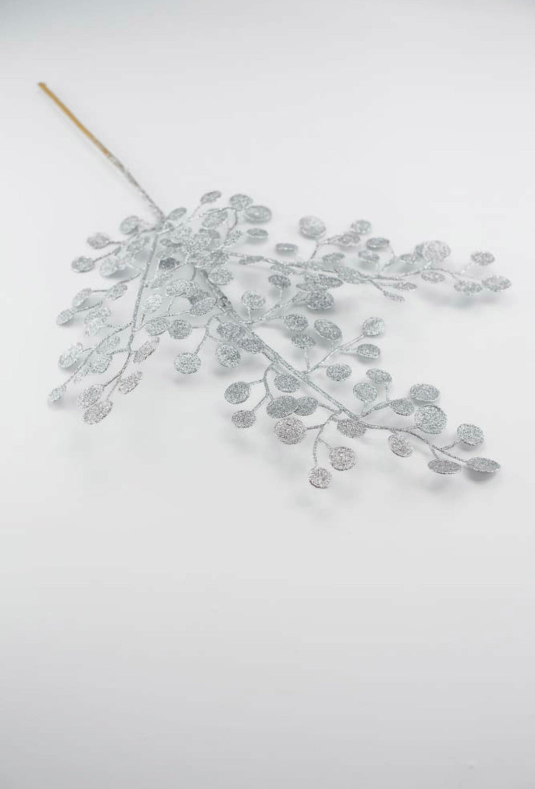 Glitter leaves spray - silver - Greenery MarketSeasonal & Holiday Decorations82678 - sil