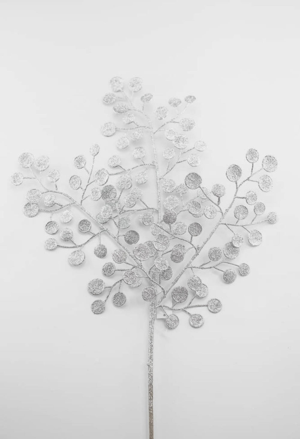 Glitter leaves spray - silver - Greenery MarketSeasonal & Holiday Decorations82678 - sil