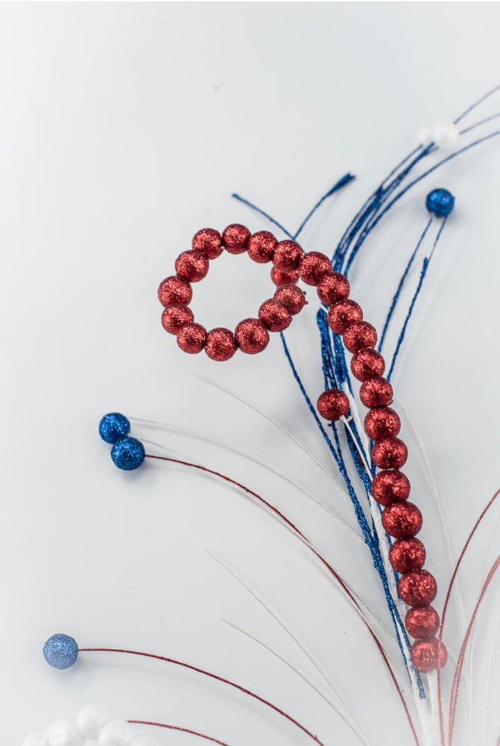 Glitter Patriotic Ball - 36" - Greenery Market65595
