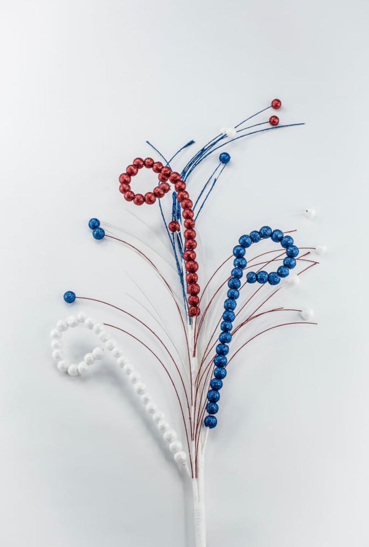 Glitter Patriotic Ball - 36" - Greenery Market65595
