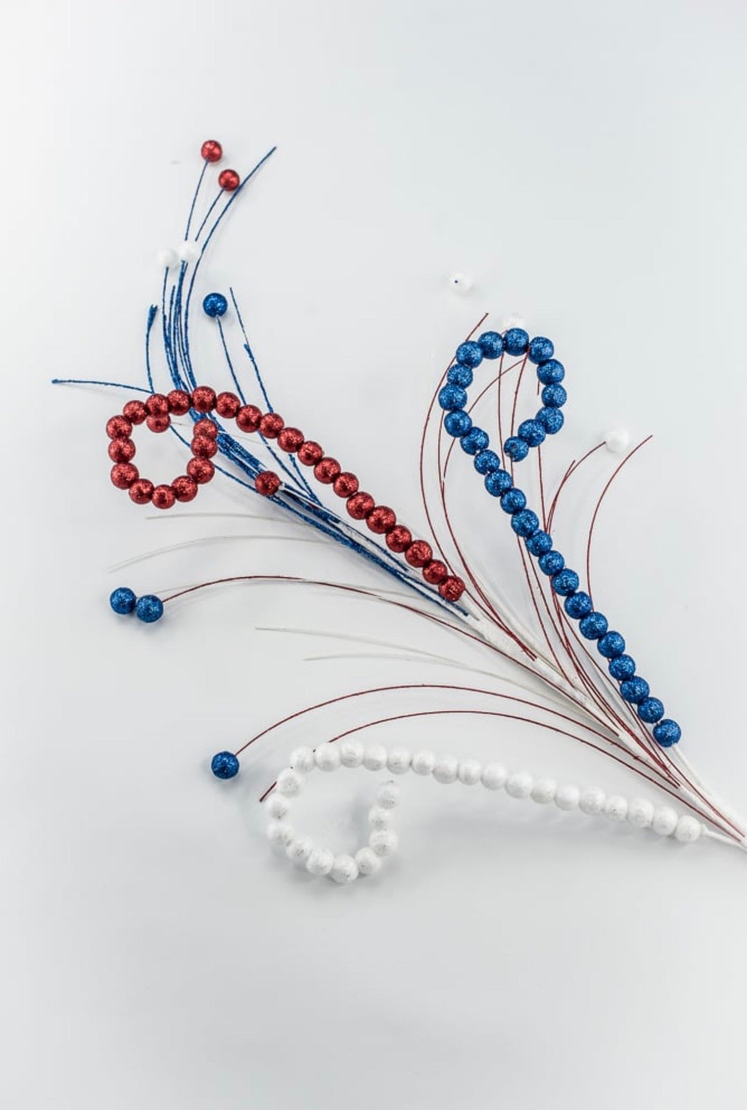 Glitter Patriotic Ball - 36" - Greenery Market65595