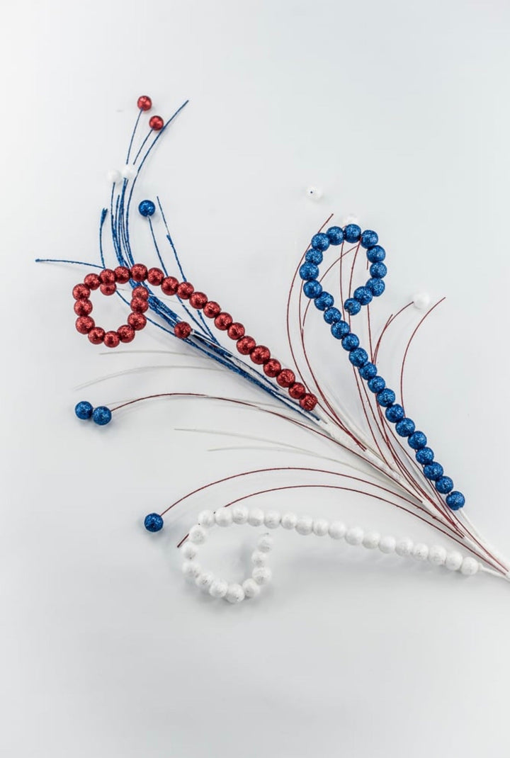 Glitter Patriotic Ball - 36" - Greenery Market65595