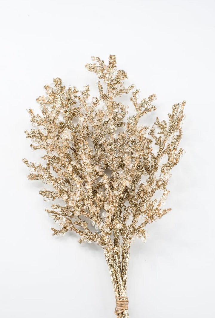 Gold Beaded Diamond Twig Bundle - 18" - Greenery MarketXAS890-GO