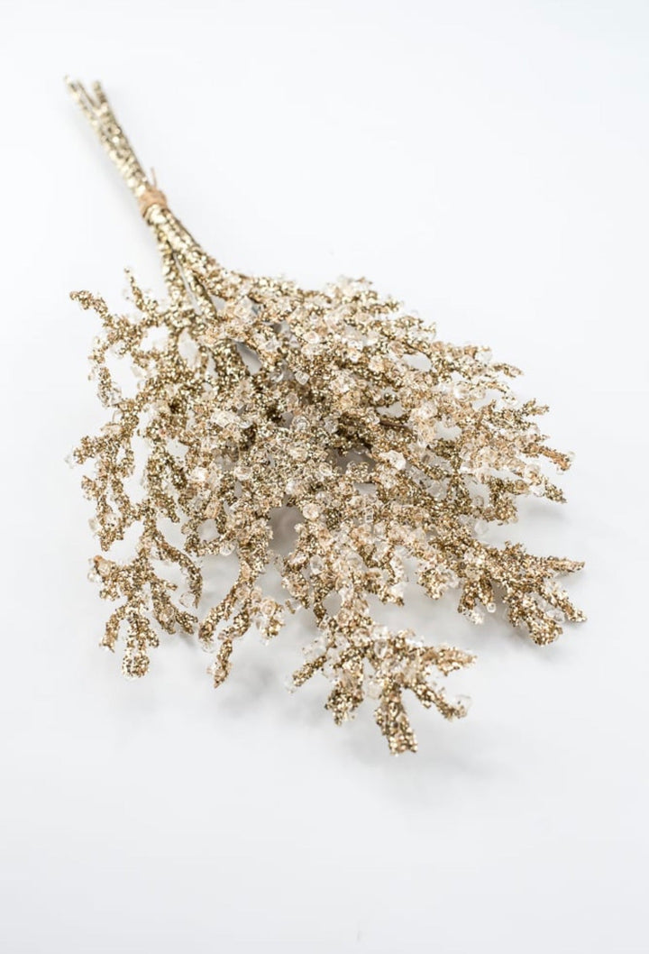 Gold Beaded Diamond Twig Bundle - 18" - Greenery MarketXAS890-GO
