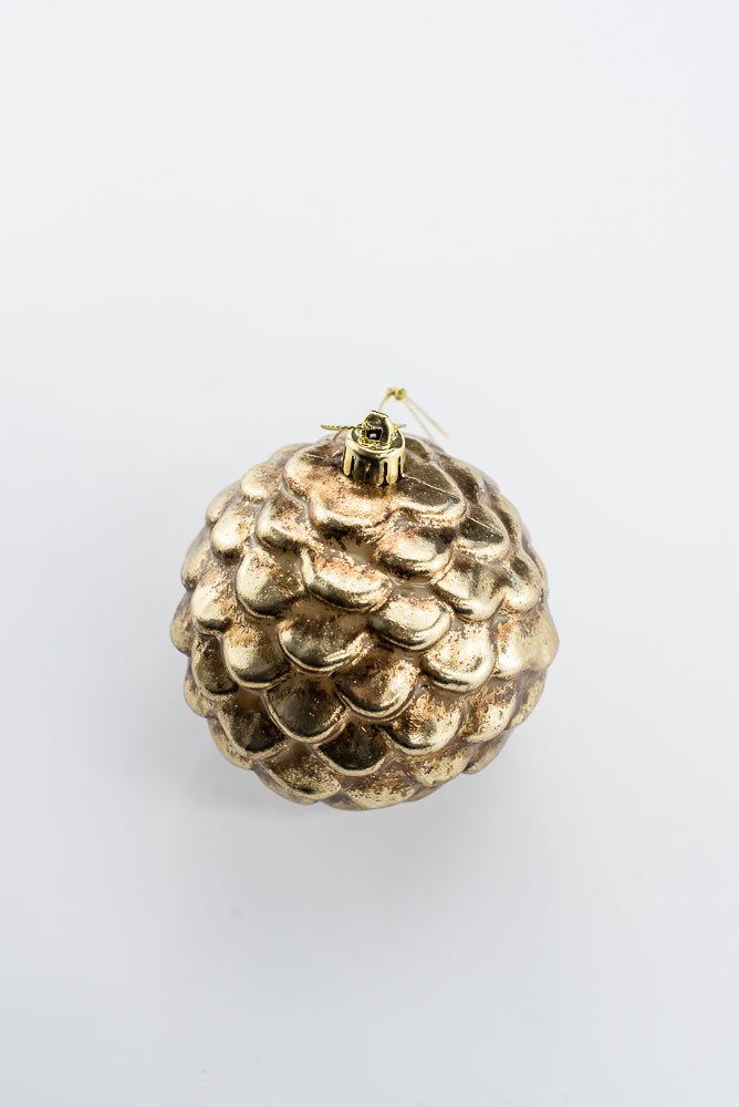 Gold Bronze Ball Ornament - 4" - Greenery Market2828368GD