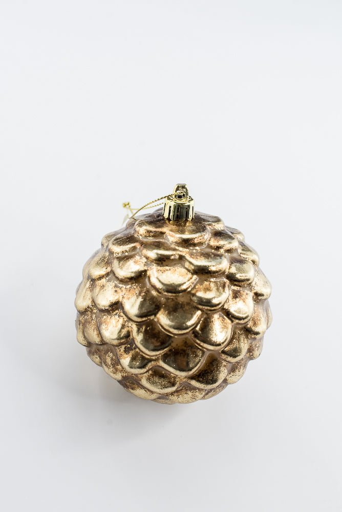 Gold Bronze Ball Ornament - 4" - Greenery Market2828368GD