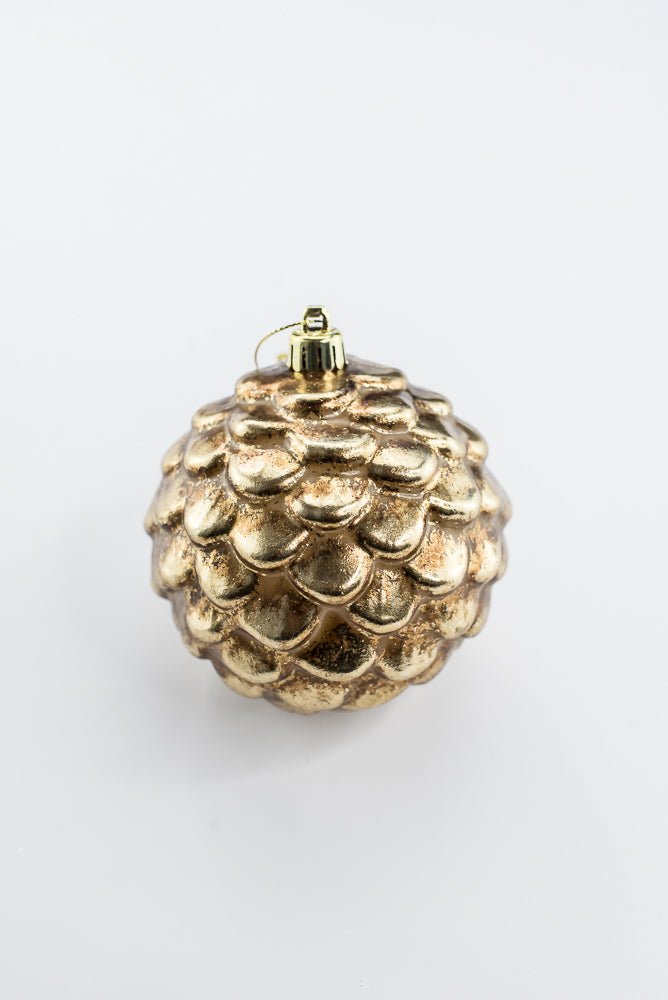 Gold Bronze Ball Ornament - 4" - Greenery Market2828368GD