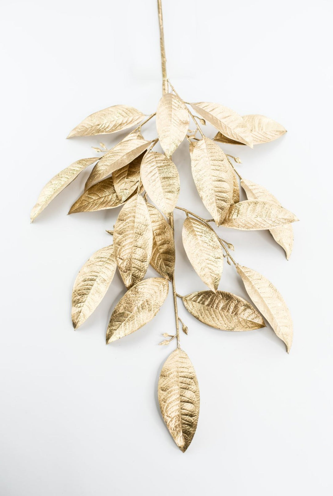 Gold Glitter Leaves Spray - Greenery Market86008GD