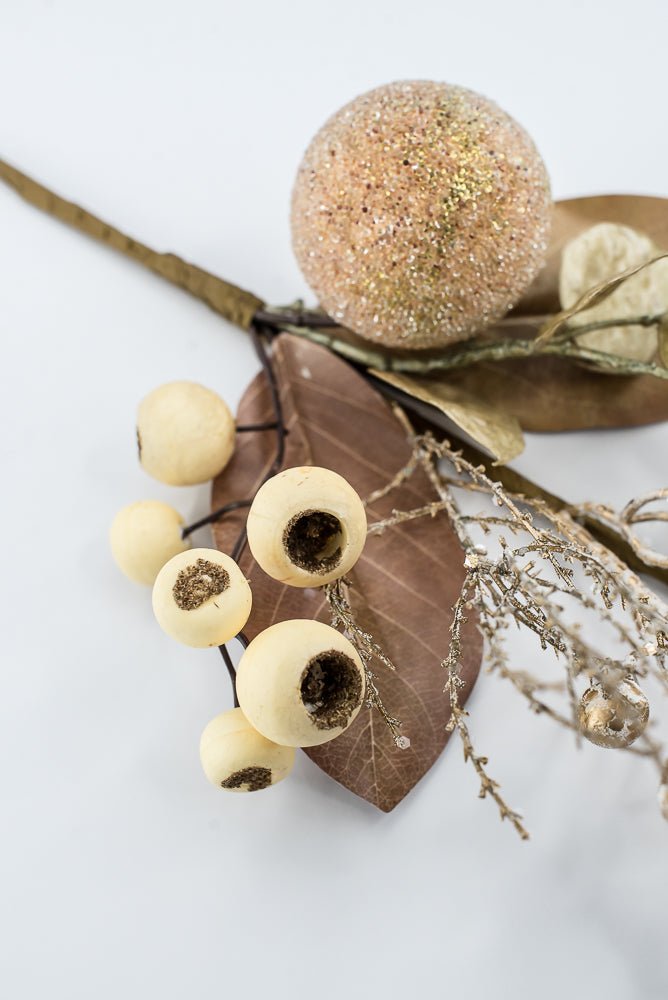 Gold Magnolia Leaf Pick - 18" - Greenery MarketXDK193-GO
