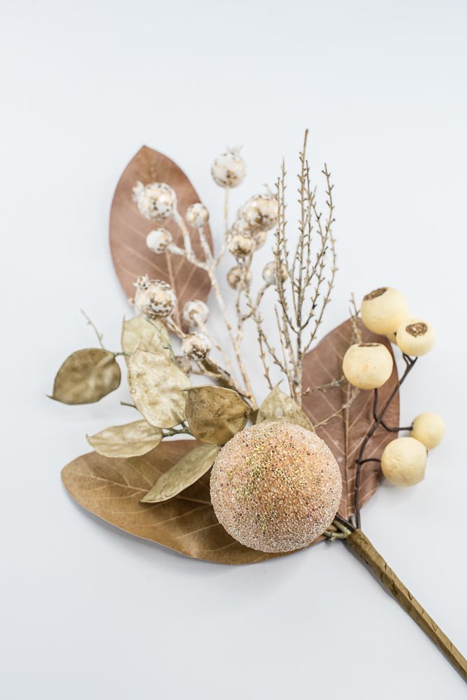 Gold Magnolia Leaf Pick - 18" - Greenery MarketXDK193-GO