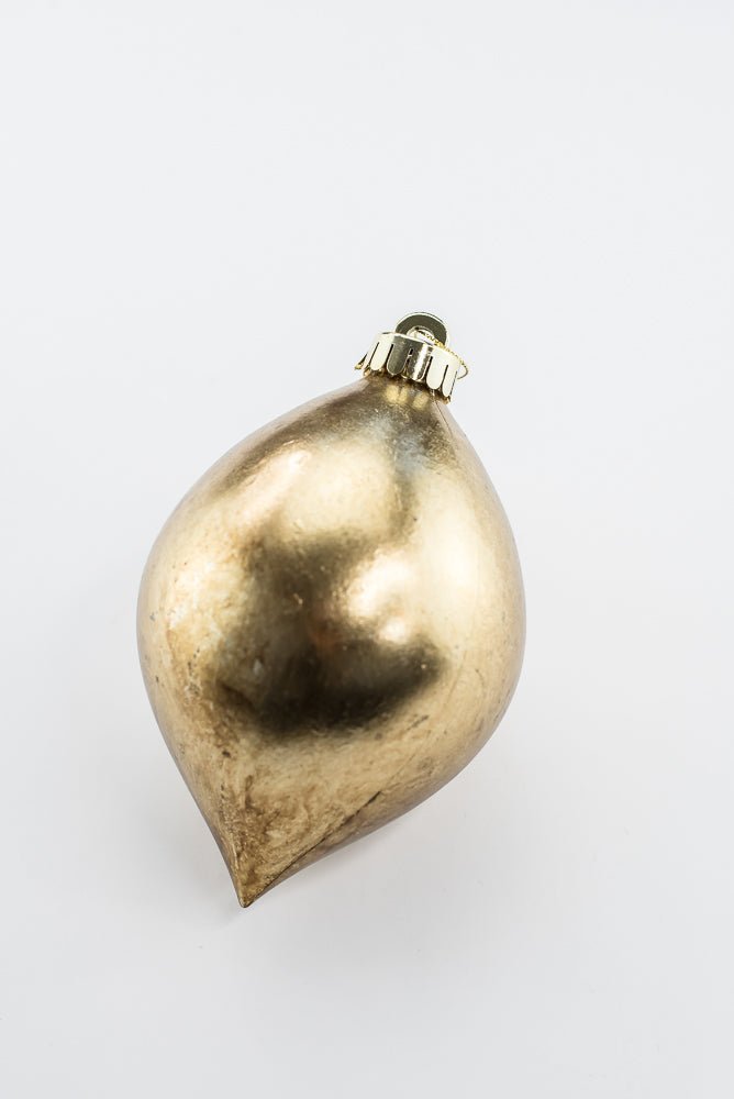 Gold Metallic Funnel Ornament - 5" - Greenery Market2828363GD