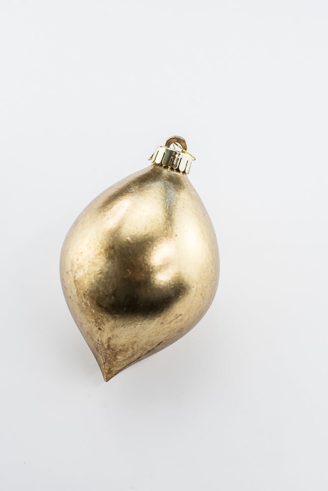Gold Metallic Funnel Ornament - 5" - Greenery Market2828363GD