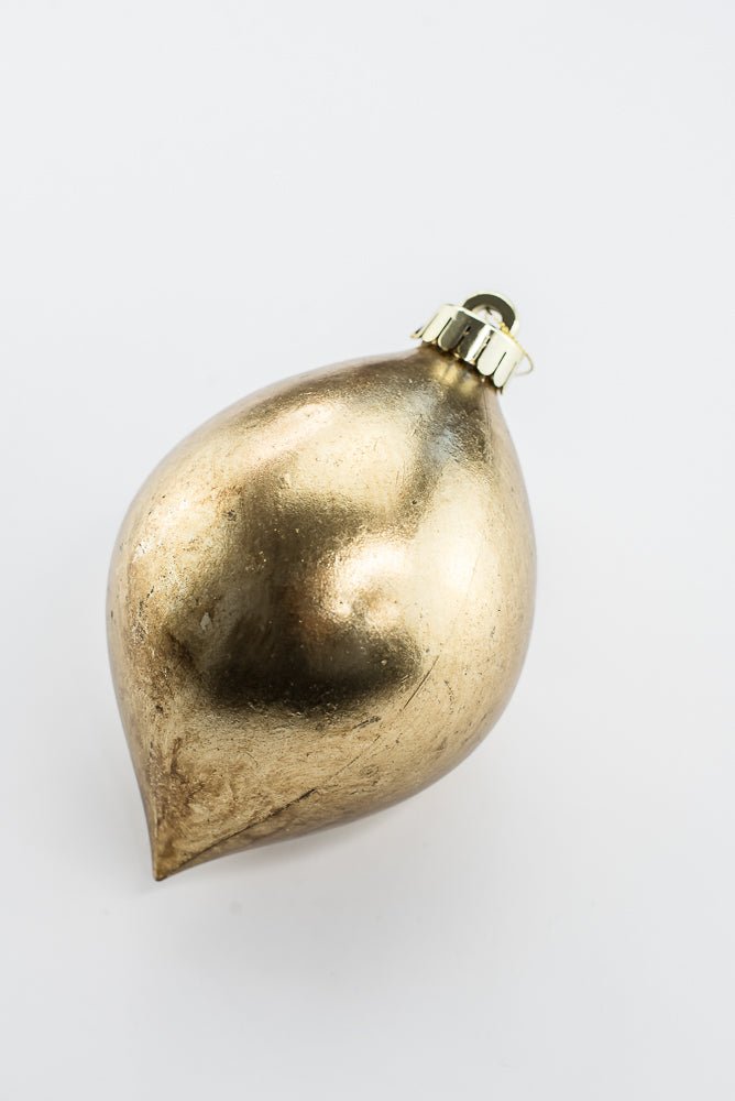 Gold Metallic Funnel Ornament - 5" - Greenery Market2828363GD