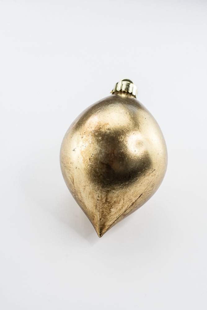 Gold Metallic Funnel Ornament - 5" - Greenery Market2828363GD